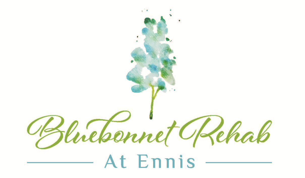 bluebonnet rehab ennis logo